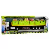 LEAN TOYS Green Food Transport Truck 1:40 Diecast Model