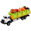LEAN TOYS Green Food Transport Truck 1:55