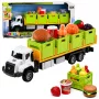 LEAN TOYS Green Food Transport Truck 1:55