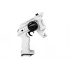 LEAN TOYS Gun Launcher Car 2 in 1 Remotely Operated Foam Discs White