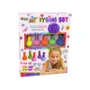 LEAN TOYS Hair Colouring Set for Children 5 Paints Erasers
