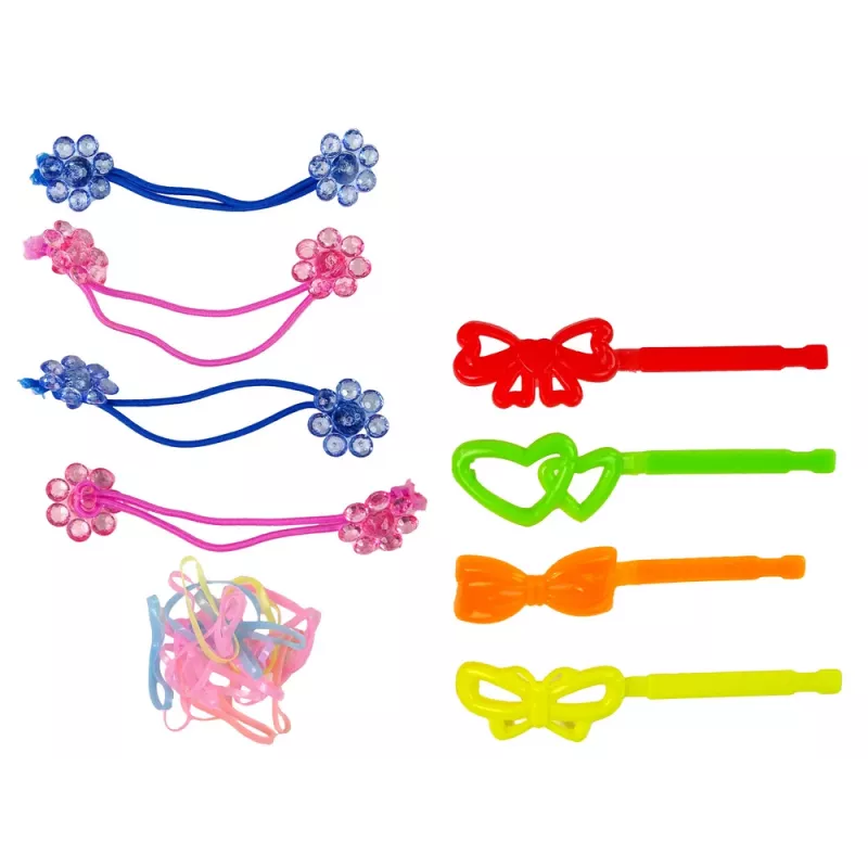 LEAN TOYS Hair Colouring Set for Children 5 Paints Erasers