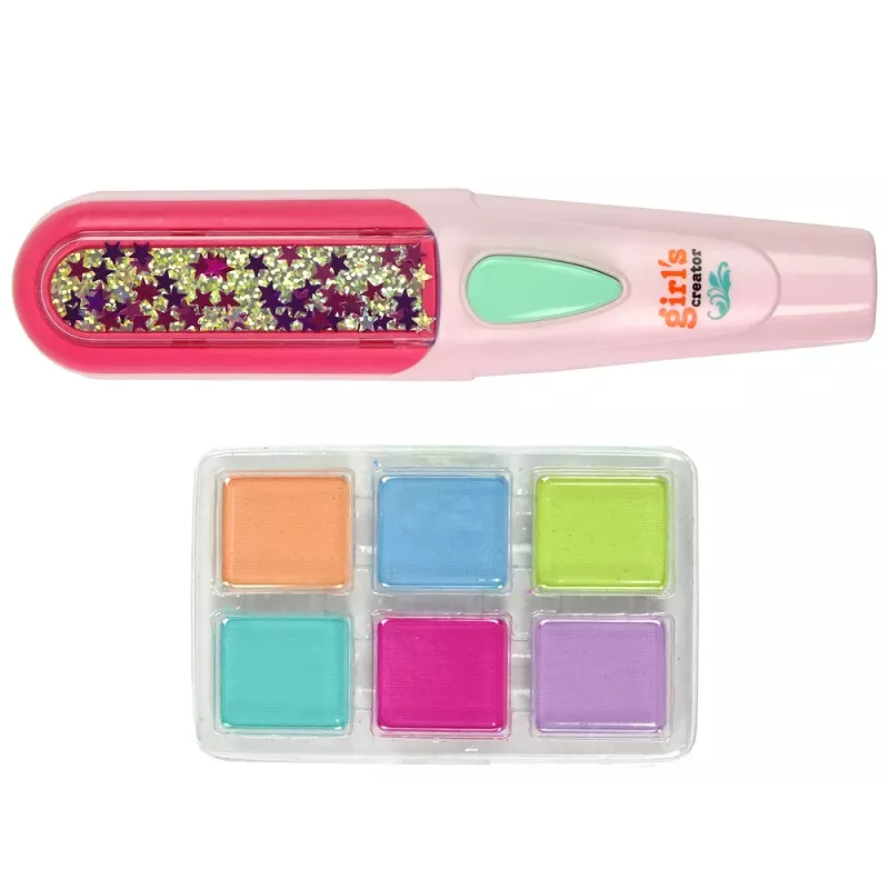 LEAN TOYS Hair Dyeing Set Hair Straightener Strands 6 Colours