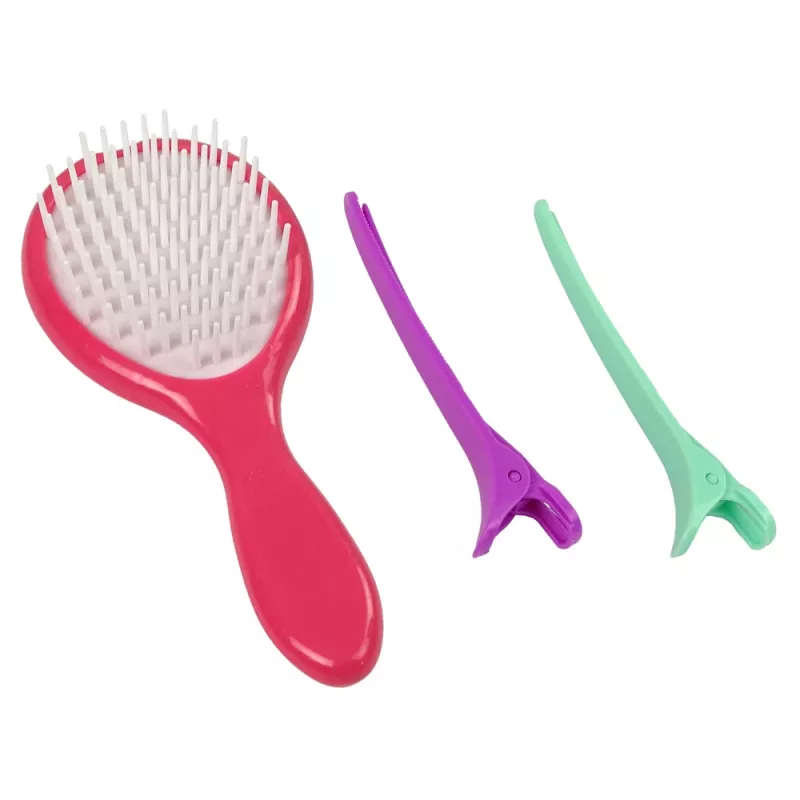 LEAN TOYS Hair Dyeing Set Hair Straightener Strands 6 Colours