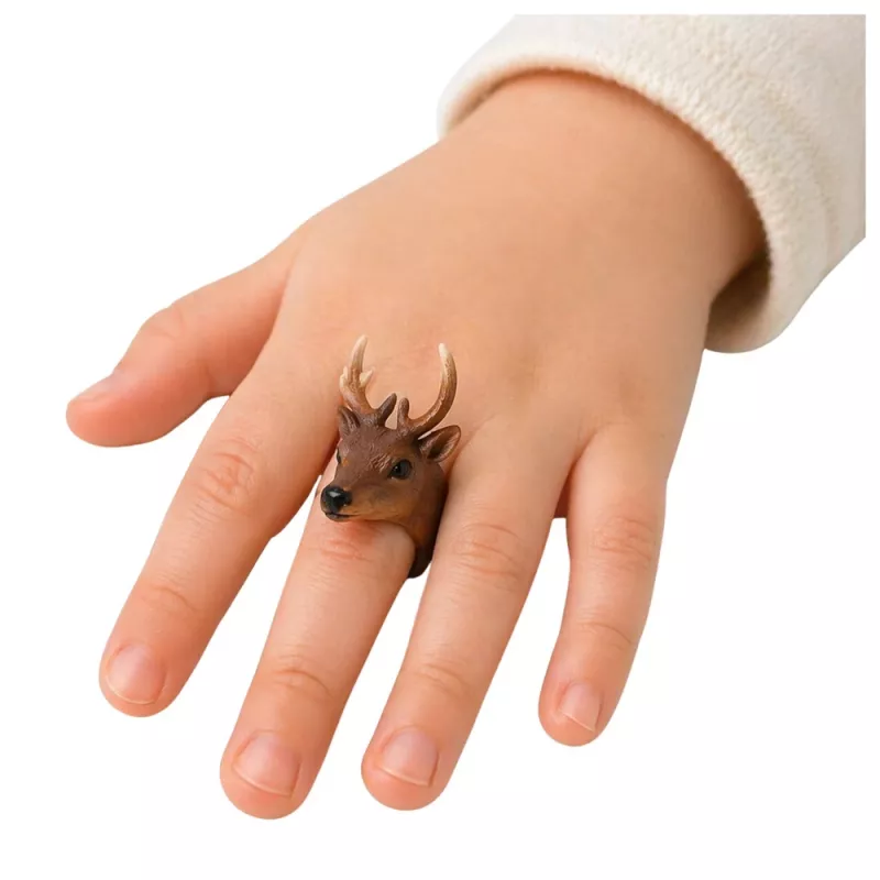 LEAN TOYS Hand Ring Educational Animals Deer