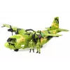 LEAN TOYS Huge Military Aircraft 55cm with Accessories