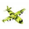 LEAN TOYS Huge Military Aircraft 55cm with Accessories