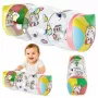 LEAN TOYS Inflatable Crawling Roller for Toddlers Unicorns 48 x 20cm