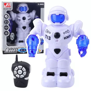 LEAN TOYS Intelligent Remote Controlled Robot with RC Remote Control, Lights and Sounds