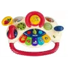 LEAN TOYS Interactive Baby Steering Wheel Piano Animal Sounds Phone