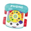 LEAN TOYS Interactive Colorful Pull-Along Telephone Toy with Wheels