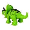 LEAN TOYS Interactive Dinosaur Triceratops Steam Water Sound Green