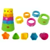 LEAN TOYS Interactive Educational Table Ball Sorter Slide Blue