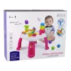 LEAN TOYS Interactive Educational Table Ball Sorter Slide Pink