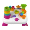 LEAN TOYS Interactive Educational Table Ball Sorter Slide Pink