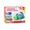 LEAN TOYS Interactive Educational Turtle Phone 6in1 Lights Sounds Green
