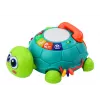 LEAN TOYS Interactive Educational Turtle Phone 6in1 Lights Sounds Green