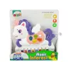 LEAN TOYS Interactive Piano Unicorn Sound Animals Sounds Melodies White