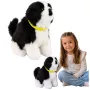 LEAN TOYS Interactive Plush Dog Soft Fur Border Collie Breed