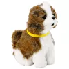 LEAN TOYS Interactive Plush Dog Soft Fur Shitzu Breed