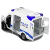 LEAN TOYS Interactive Police Radio Car with Light and Sound Effects, Opening Doors