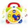 LEAN TOYS Interactive Sensory Alarm Clock for Toddlers with Lights and Sounds - Fox Design, USB-C Rechargeable