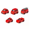 LEAN TOYS Interactive Track Car Parking Workshop Car Wash – Fire Department Play Set with 8 Cars