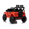 LEAN TOYS Jeep Rubicon DK-JWR558 24V Orange Battery-Powered Ride-On Vehicle with Parental Remote Control