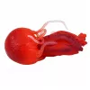 LEAN TOYS Jellyfish Rubber Figurine Stretchable Realistic Sea Animal 9 cm