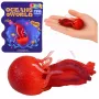 LEAN TOYS Jellyfish Rubber Figurine Stretchable Realistic Sea Animal 9 cm