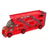 LEAN TOYS Large 3-Storey Truck Trailer Heavy Duty Truck with Extendable Car Launching Ramp