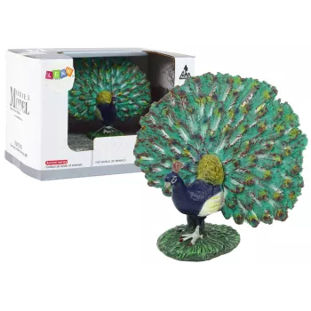 LEAN TOYS Large Collector's Figurine of the Royal Peacock