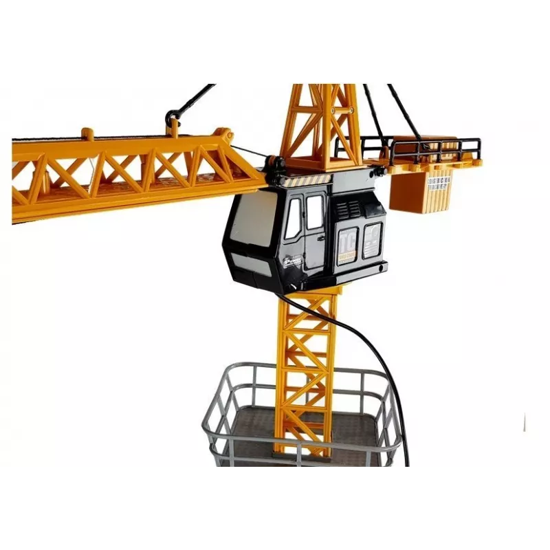 LEAN TOYS Large Construction Crane Adjustable Remote Controlled Hook 182 cm