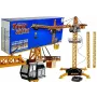 LEAN TOYS Large Construction Crane Adjustable Remote Controlled Hook 182 cm