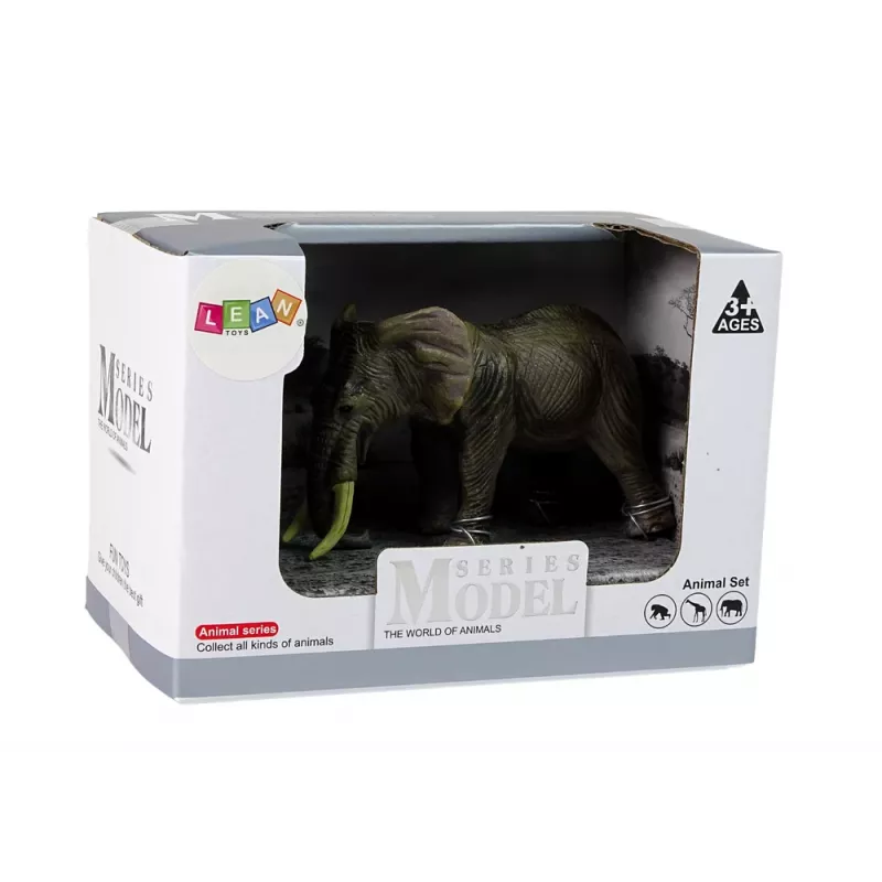 LEAN TOYS Large Elephant Collector's Figurine Animals of the World