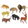 LEAN TOYS Large Figure Set Wild Animals Safari + Accessories 34 Elements