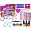 LEAN TOYS Large Nail Painting Set Nail Lacquers Stickers Separators