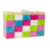 LEAN TOYS Large Oblong Construction Blocks in a Bag with Colored Stickers – 20 Pieces