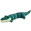 LEAN TOYS Large Plush Crocodile Mascot Cuddly Toy Realistic Green 150 cm