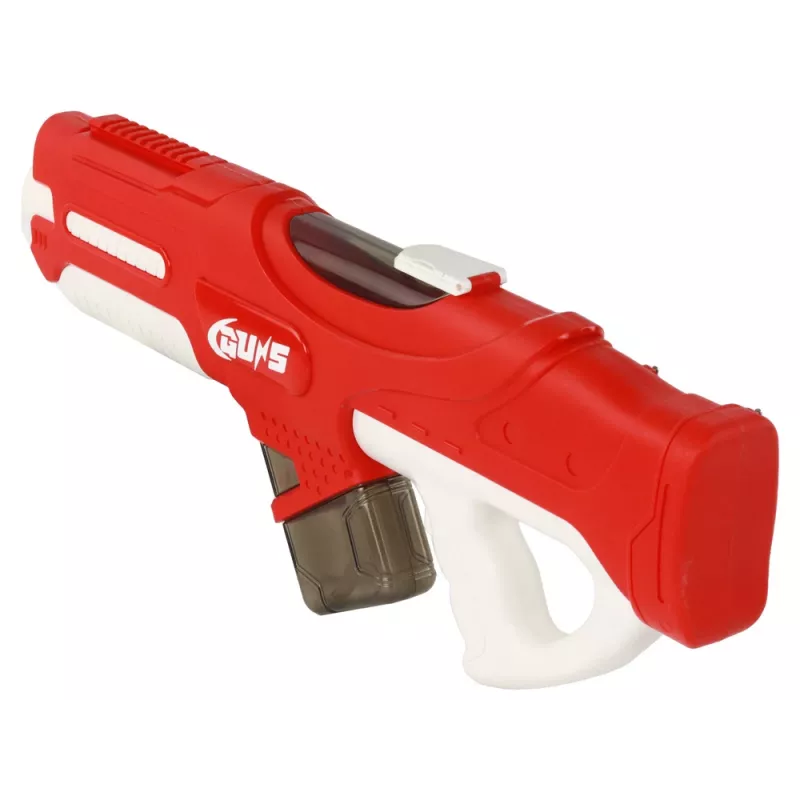 LEAN TOYS Large Red Water Gun 750ml with Glasses