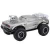 LEAN TOYS Large Remote Controlled Off-Road Sports Car RC Silver 1:8