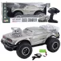 LEAN TOYS Large Remote Controlled Off-Road Sports Car RC Silver 1:8