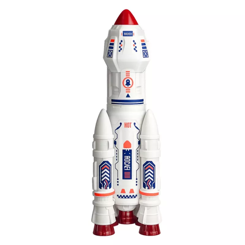 LEAN TOYS Large Space Set UFO Rockets Rover Vehicles Ship Alien 8 pcs.