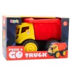 LEAN TOYS Large Tipper Truck for Children Sand Construction Vehicle Red-Yellow