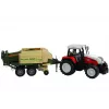 LEAN TOYS Large Tractor with a Trailer Agricultural Machine 65 cm