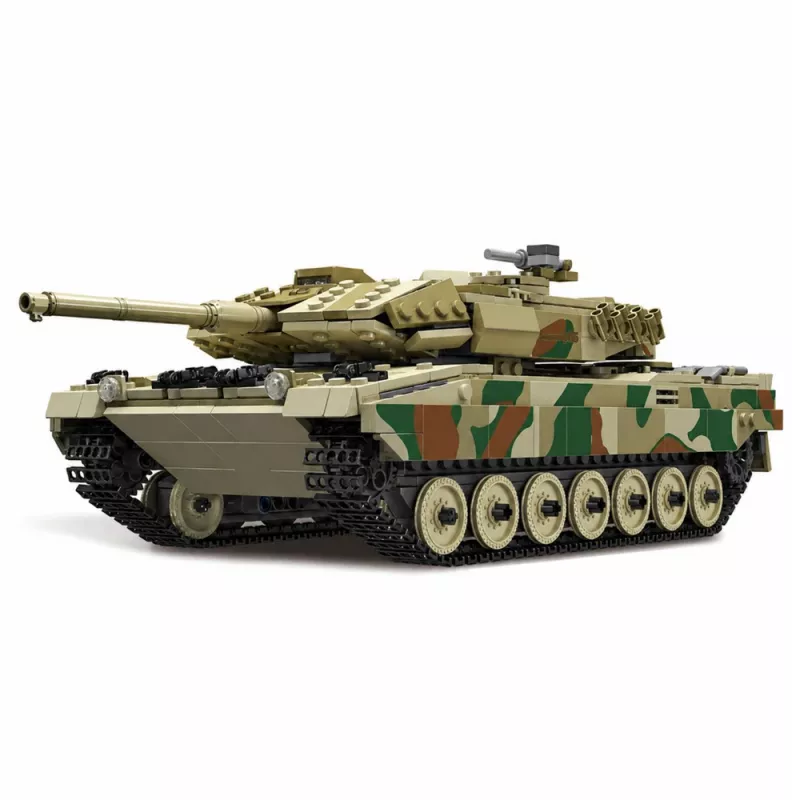 LEAN TOYS Leopard Military Tank Remote Controlled RC Construction Bricks 1100 pcs.