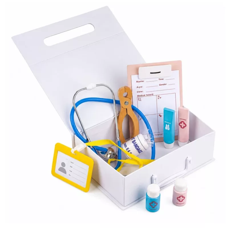LEAN TOYS Little Doctor's Set - Medical Tools - Real Accessories - 36 pcs.