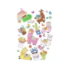 LEAN TOYS Llamas Animals Mosaic Diamond Embroidery Sticker Set