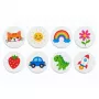 LEAN TOYS Magic 3D Painting Paper DIY Wood Pulp Discs 20 Pcs 6cm