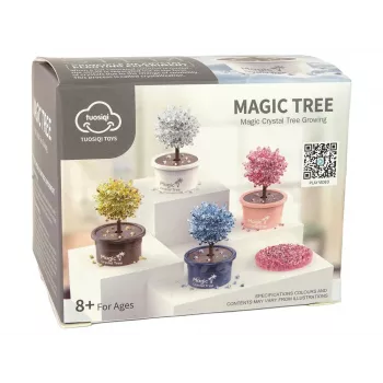 LEAN TOYS Magic Tree Crystal Growing Silver Experiences